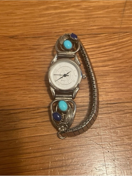 Navajo Accessories - Navajo Sterling Silver Watch